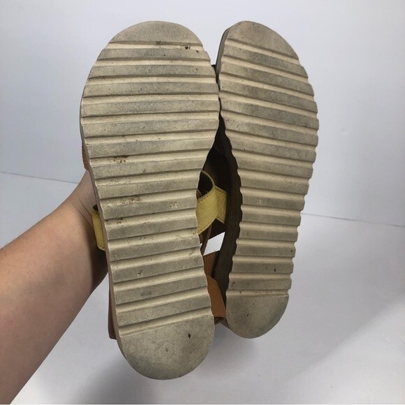 Pikolinos Alcudia Cut Out Leather Sandals Ankle Straps 38 - Picture 10 of 12